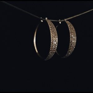 Lucky brand boho hoop earrings